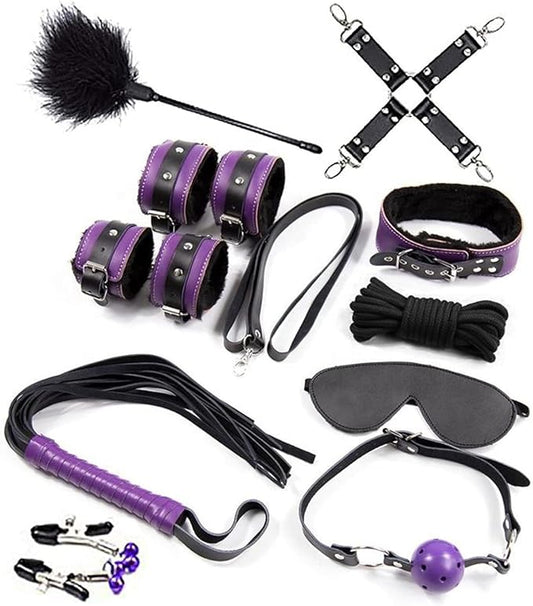 10 PCS Adult Bondage Restraints Bondaged Sex Kit