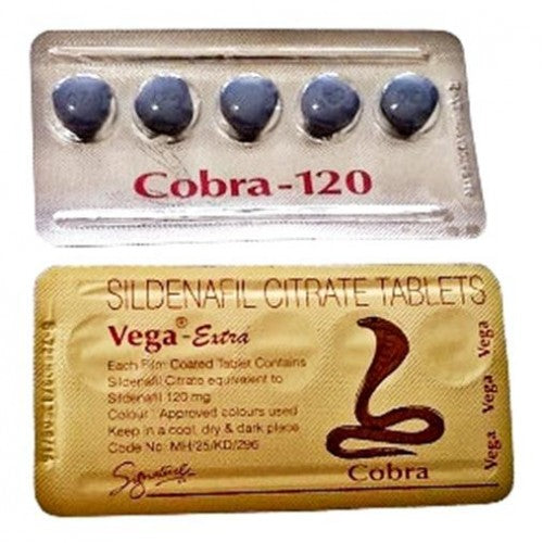 Cobra 120 mg / 5 Blue Pills