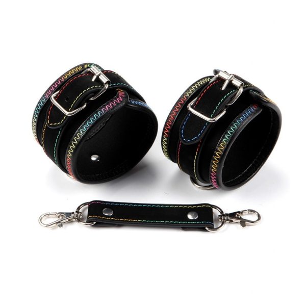 Rainbow Stitch Hogtie Cuff Set