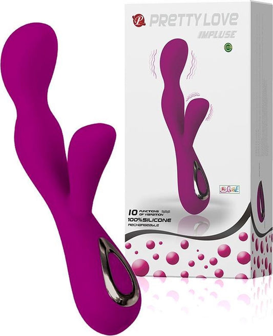 Pretty Love - Impulse vibrator met clitoris stimulator