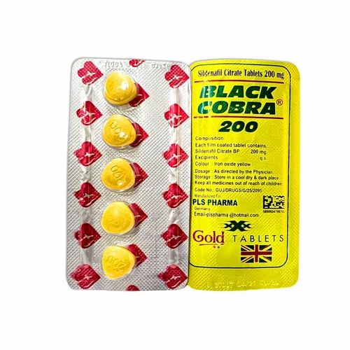 Cobra Gold / Black 200mg