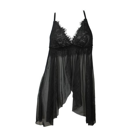 Seductive Lace & Mesh Negligee