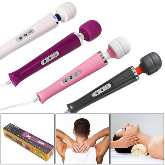 Plug In 10 Speed Magic Wand Massager Av Vibrator Clit Stimulation