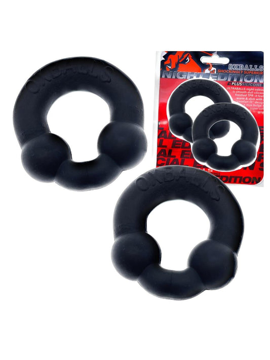 Oxballs Ultraballs 2-Pack Cock-Ring - Night