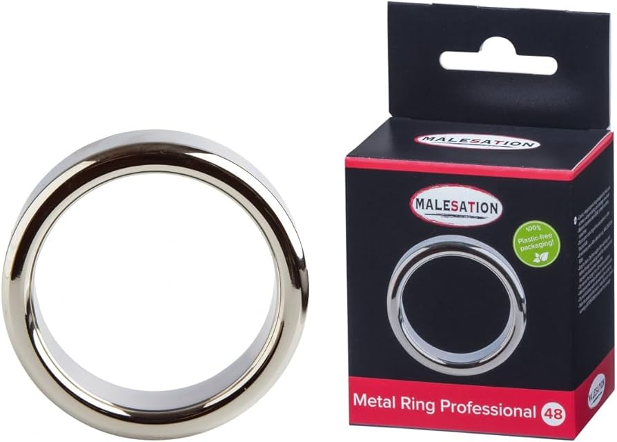 MALESATION Metal-Cock-Ring Professional 48