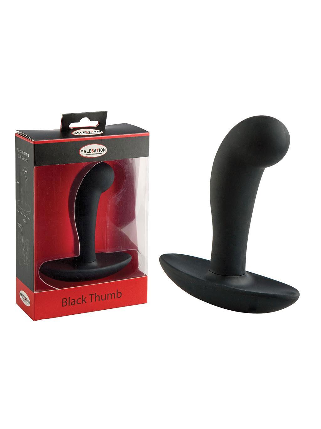 Malesation Black Thumb Anal Plug