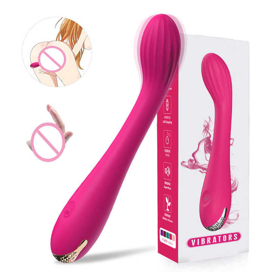 Rippled Rechargeable G Spot Vibrator