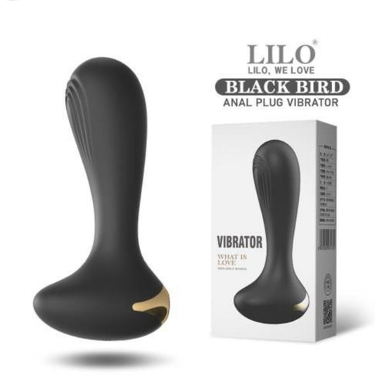 Anal Prostate Rechargeable Black Vibrator