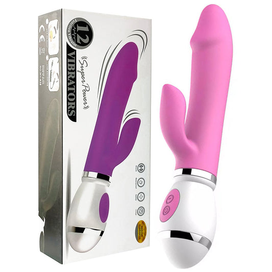 Rotating Head Rechargeable Rabbit Vibrator