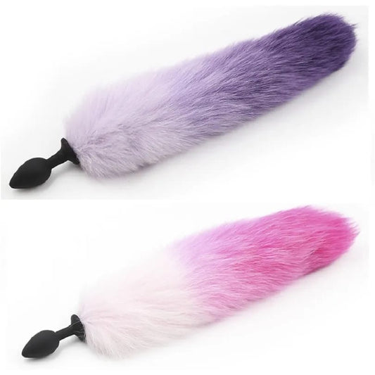 Fox Tail with Silicone Butt Plug