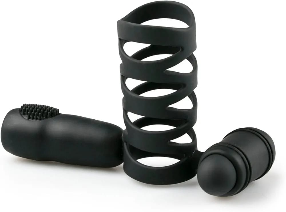 Cock Ring with Two Bullet Stimulators