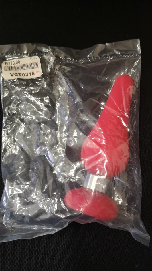 ANAL PLUG RED PLASTIC BAG