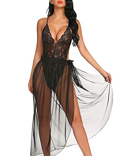 Avidlove Women Lingerie Sexy Nightgown 2 pieces 