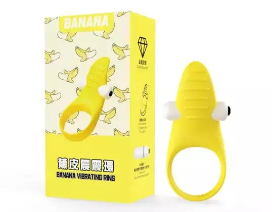 Banana Vibrating Cockring (Yellow)