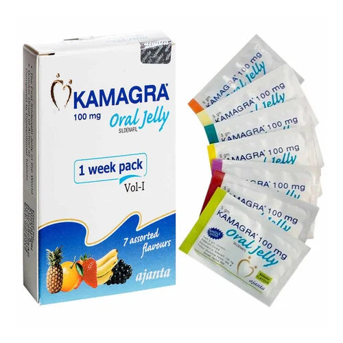 Kamagra Oral Jelly - BOX OF 7 SACHETS 