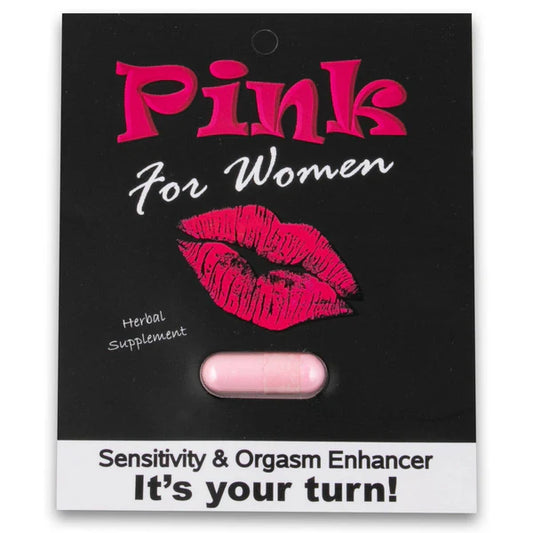 Pink For Women Sensitivity and Orgasm Enhancer