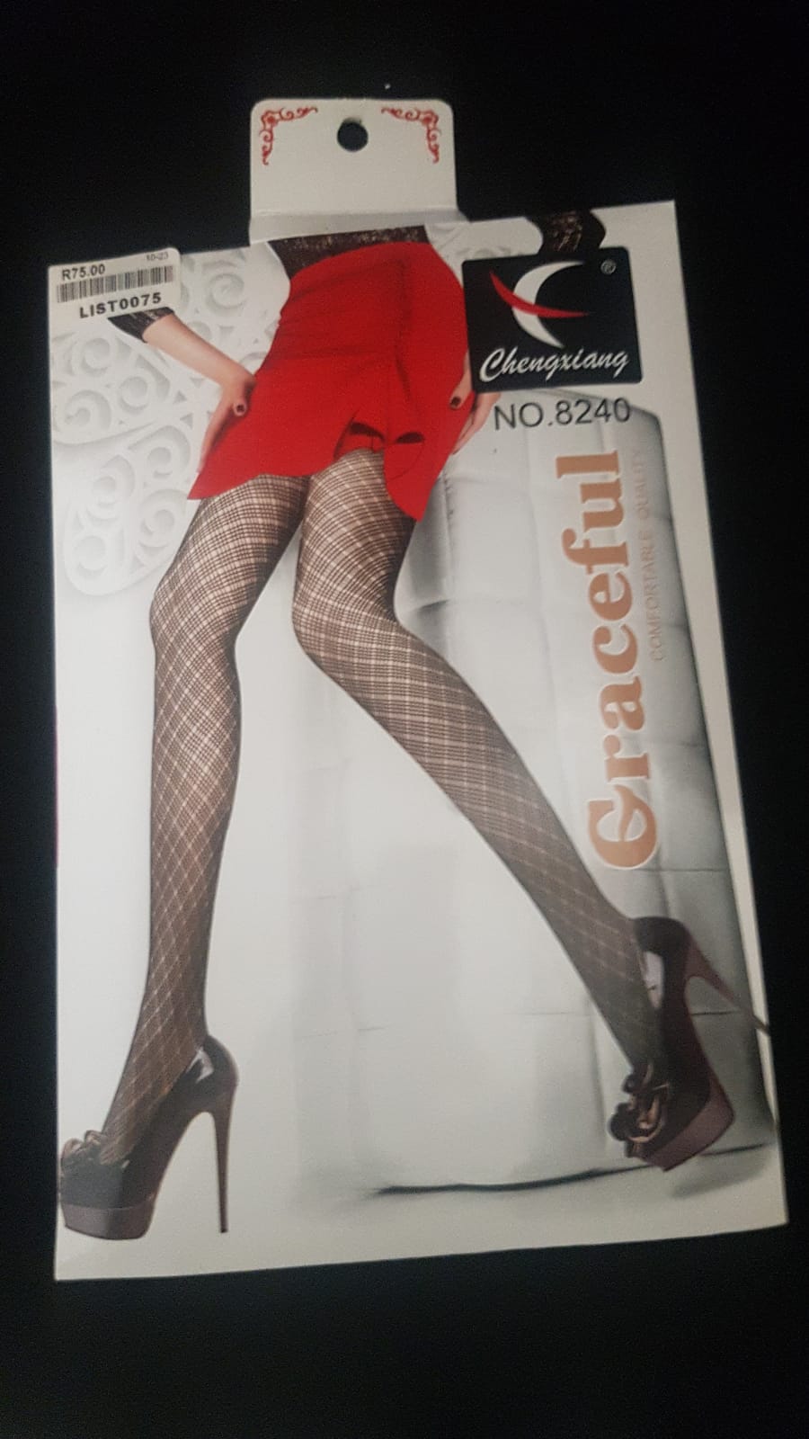 Graceful black fishnet 