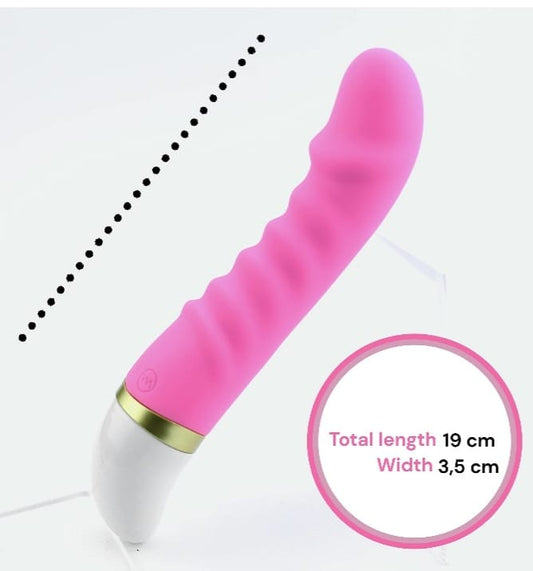 Pretty Love - Classic G Spot Ribbed Battery-Operated Vibrator