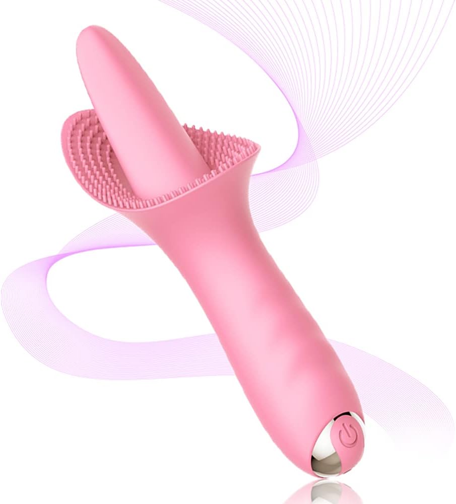 Vibrating Cunnilingus Massager Clitoris Stimulator Tongue Vibrator