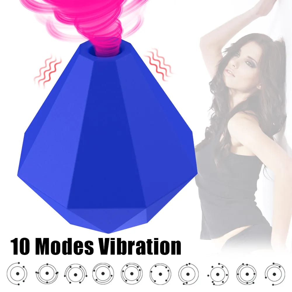 Diamond Shaped Clitoris Sucker Rechargeable