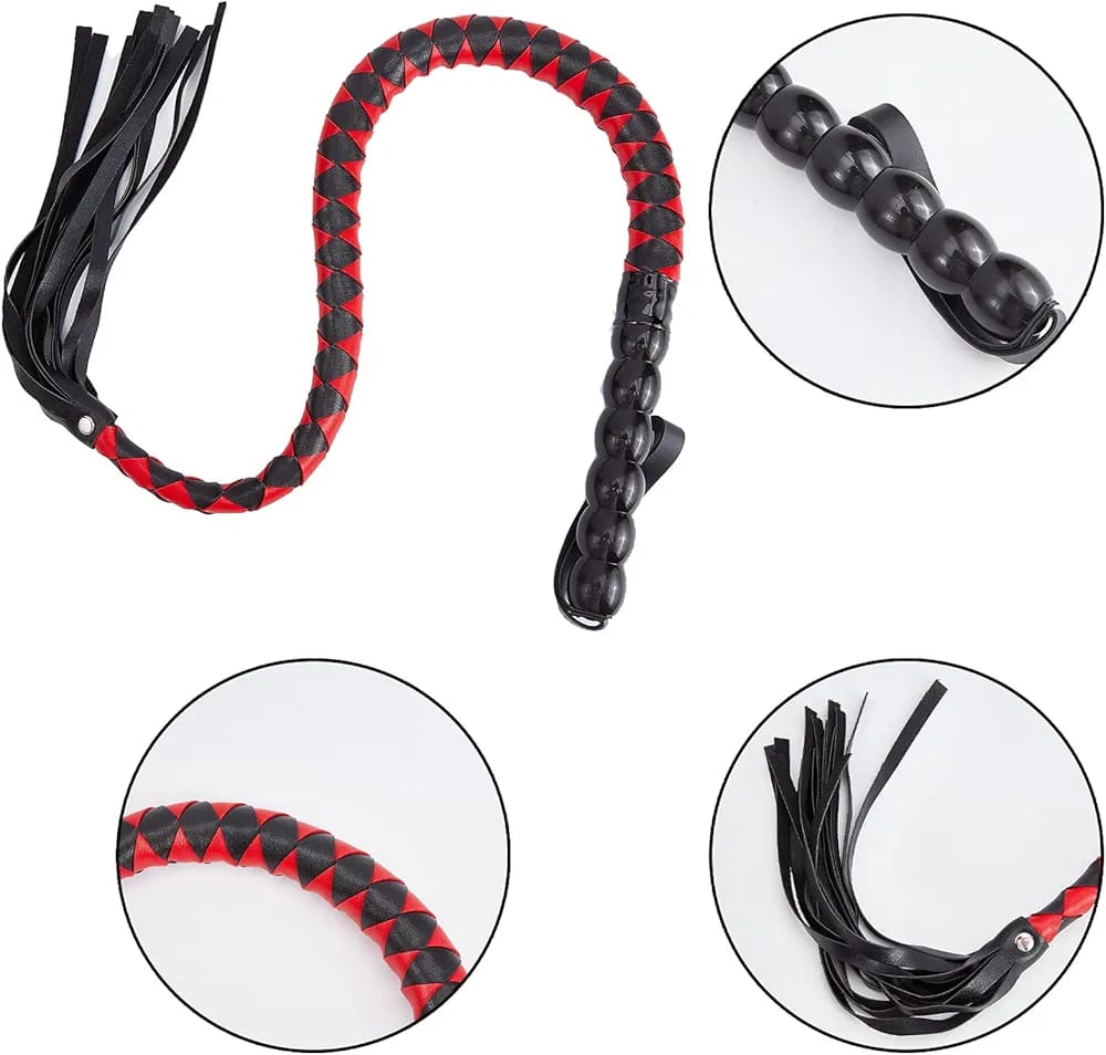 Plaited Tail BDSM Play Whip