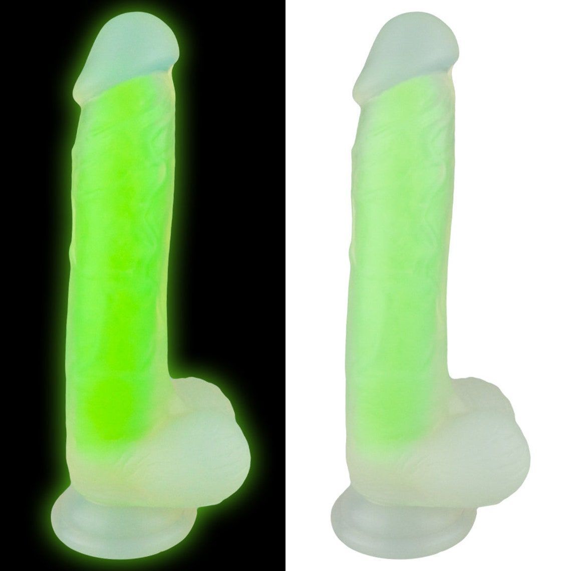 Luminous 180mm Penis Shaped Dildo