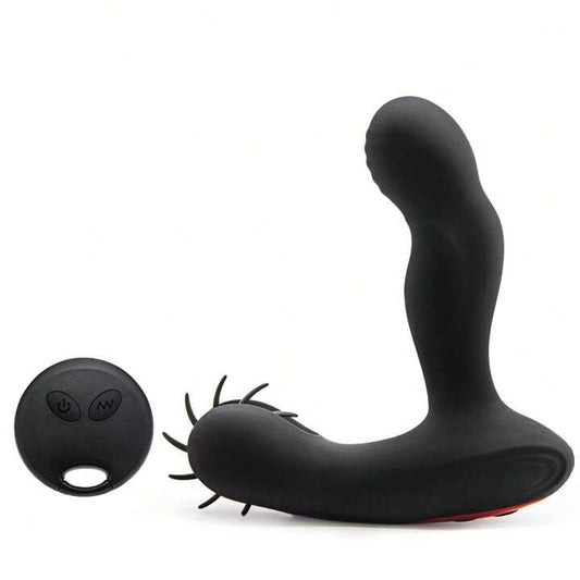 Tongue Spinner & G Spot Heating Remote Rechargeable Vibrator