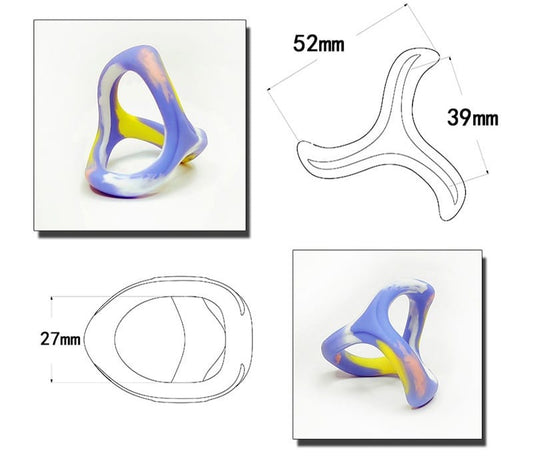 Stay Hard 3 Way Cock Ring